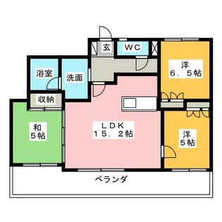 モアグレース森本【6階】の間取り