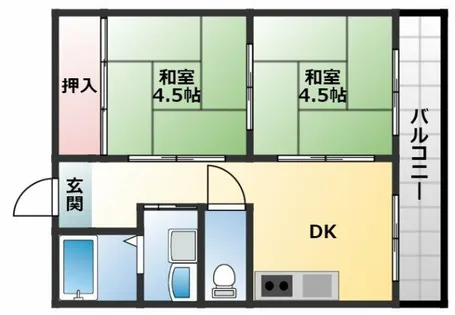 サンシャイン羽曳野【3階】の間取り