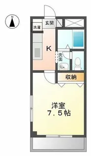 グリーンヒルズ清水山Ⅱ【1階】の間取り