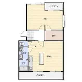 グランドール犬山【4階】の間取り