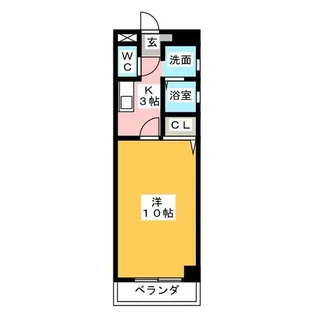 サンベール朝倉【2階】の間取り