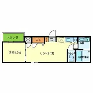 Fmaison verdeⅡ【3階】の間取り