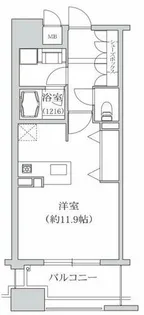 KAISEI江戸堀【11階】の間取り