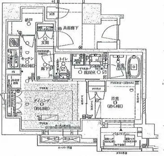 ファインフラッツ南森町【10階】の間取り