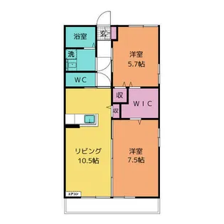 i-ろはす (アイロハス)【1階】の間取り