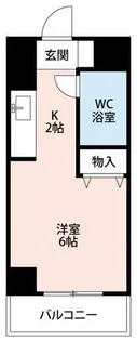 藤和シティコープ伝馬通【306号室】の間取り