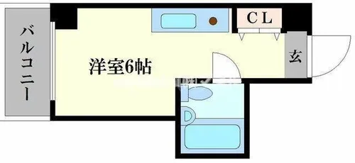 オフィスポート本町WEST【10階】の間取り