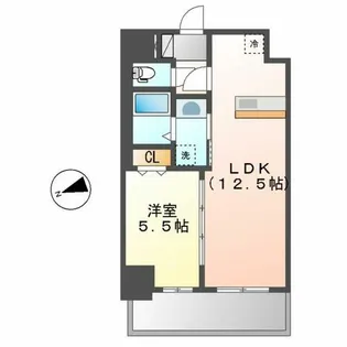 プレサンス新栄アーバンフロー【1501号室】の間取り