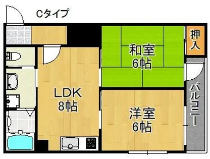 トミー弐番館【4階】の間取り