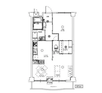 シャトー日東A【2階】の間取り