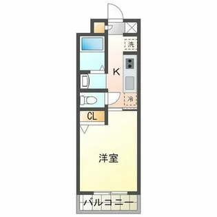 須磨南町ミオ【3階】の間取り