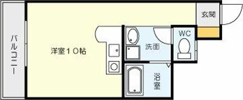 ボナール久【606号室】の間取り