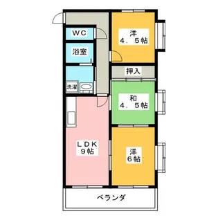 THE TOKUGETU 20【4階】の間取り