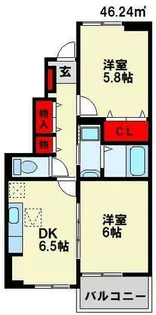 エクセレントⅡ【1階】の間取り