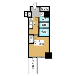セイワパレス丸の内駅前プレミア【13階】の間取り
