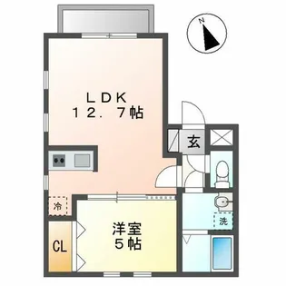 maple(メイプル)【1階】の間取り