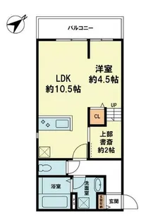 ベルリードヴィータ【2階】の間取り