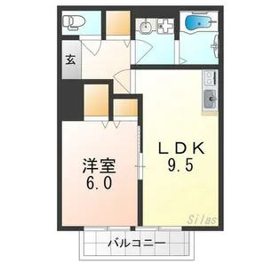 グリーンフィールズ【2階】の間取り