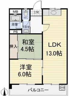 清邦産業ビル【4階】の間取り