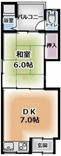 大阪府寝屋川市黒原旭町【アパート】の間取り