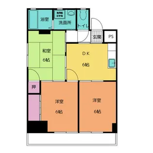 日の丸ビル【3階】の間取り