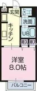 Surplus One サカイ【2階】の間取り