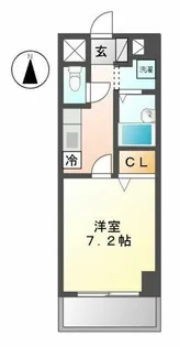 H.B SHIMIZU【403号室】の間取り