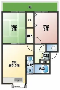 ファミリー四季【105号室】の間取り