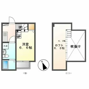 ゼウス【102号室】の間取り