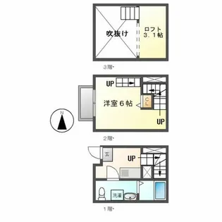 オーフォレスト【102号室】の間取り