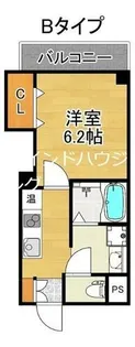 みおつくし岸里Ⅲ【4階】の間取り