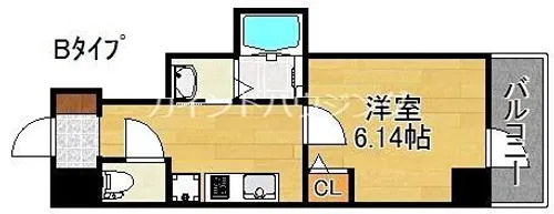 グランパシフィック玉出【2階】の間取り