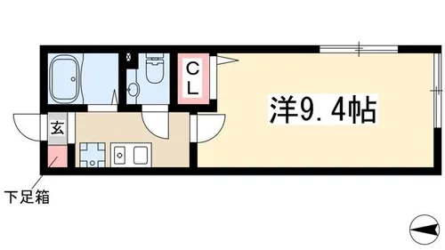 グランシャリオ【1階】の間取り