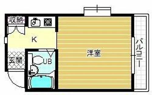 ラコート藤井寺【2階】の間取り