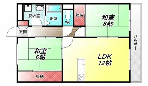 ローズヴィラ【3階】の間取り