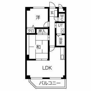 メゾンアベール【1階】の間取り