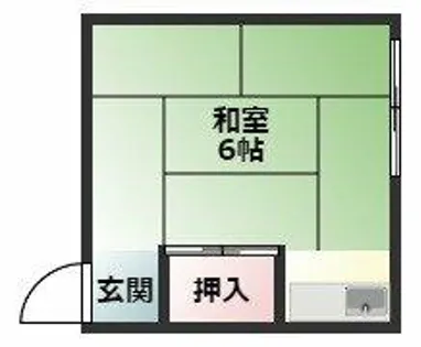 高見パンション【2階】の間取り