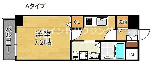 ノエラニー岸里【2階】の間取り