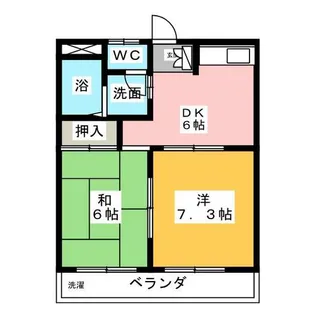 ステイシアM【2階】の間取り