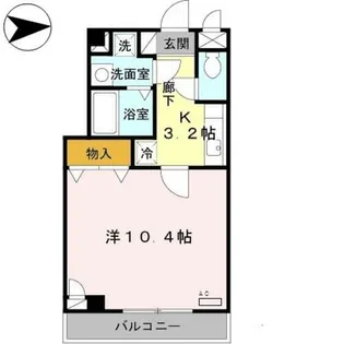 マメゾン加美【3階】の間取り