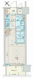 アドバンス西梅田Ⅲエミネンス【10階】の間取り