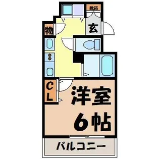 プレサンス泉セレグレード【7階】の間取り