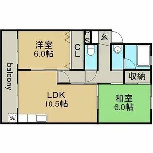 太田ハイム【501号室】の間取り