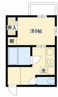 ハイツ高津橋【202号室】の間取り