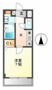 ポーロニア柳原【1階】の間取り