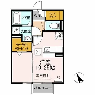 エスペランサA棟【1階】の間取り