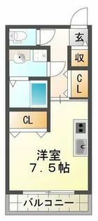 パルフラッツ王居殿【1階】の間取り