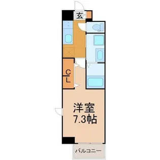 パルティール桜山【7階】の間取り