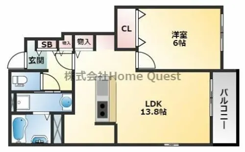 トレスグルージャ【1階】の間取り