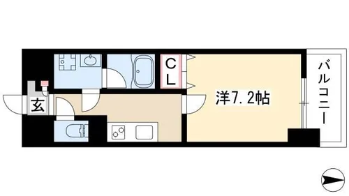 ベル・リトモ【3階】の間取り